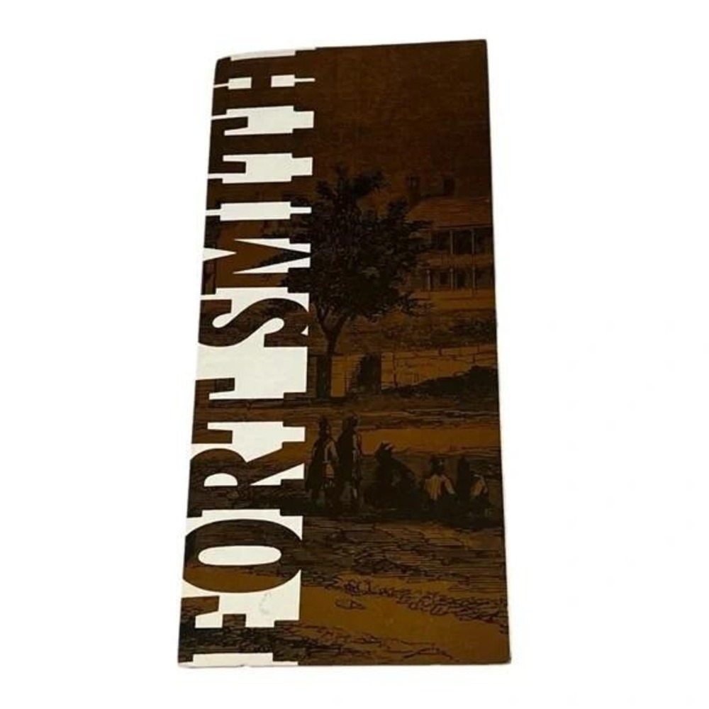 Fort Smith Arkansas 1972 Vintage Brochure and Map BX